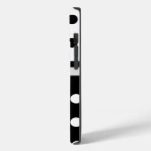 黒と白のドット柄 Case-Mate iPhoneケース iPhone 14ケース (裏面 / 左)