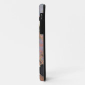 黒と白のドット グランジデジタルアート ユニティ Case-Mate iPhoneケース (裏面/左)