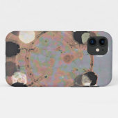 黒と白のドット グランジデジタルアート ユニティ Case-Mate iPhoneケース (裏面(横))