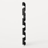 黒と白のドット Case-Mate iPhoneケース (裏面/左)