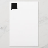 黒と白のニューメキシコ 便箋 (正面)