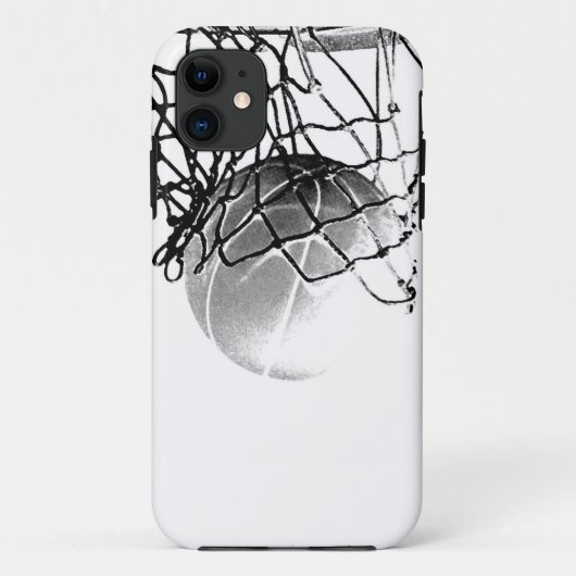 黒と白のバスケットボールiPhone 5ケース Case-Mate iPhoneケース (裏面)