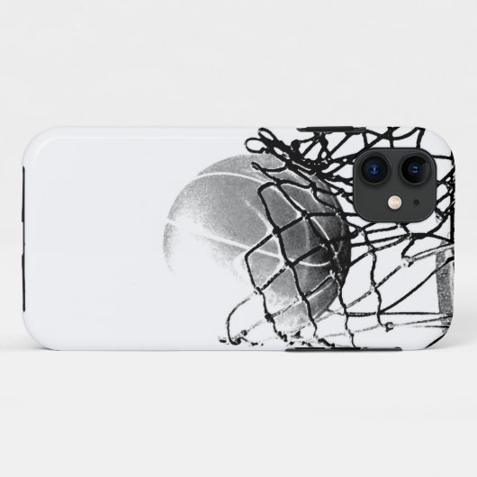 黒と白のバスケットボールiPhone 5ケース Case-Mate iPhoneケース (裏面(横))