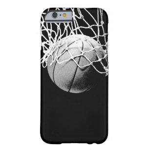 黒と白のバスケットボールiPhone 6ケース Barely There iPhone 6 ケース