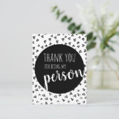 黒と白のバレンタインカード シーズンカード (スタンド正面)