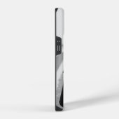 黒と白のバレンタインデー iPhoneケース (右側面)