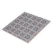 黒と白のパターン タイル (側面)