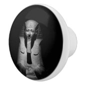 黒と白のファラオの王 セラミックノブ (右)