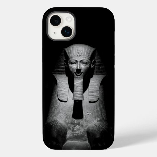 黒と白のファラオの王 Case-Mate iPhoneケース (裏面)