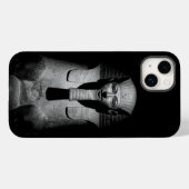 黒と白のファラオの王 Case-Mate iPhoneケース (裏面 (横))