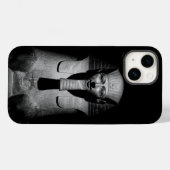 黒と白のファラオの王 Case-Mate iPhoneケース (裏面 (横))