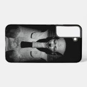 黒と白のファラオの王 SAMSUNG GALAXYケース (裏面横)