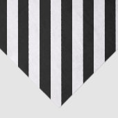黒と白のファンシーな斜めストライプ模様 薄葉紙 (詳細)