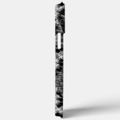 黒と白のフェイクスネークスキン Case-Mate iPhoneケース (裏面 / 右)