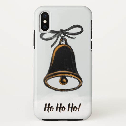 黒と白のベル Case-Mate iPhoneケース (裏面)