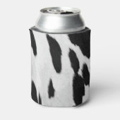 黒と白のホルスタイン牛革の名前で見る 缶クーラー (缶裏面)
