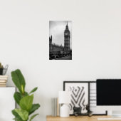 黒と白のポスターの大きなベンenタクシー客室 ポスター (ホームオフィス)