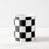 黒と白のマグカップ コーヒーマグカップ (中央)