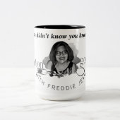 黒と白のマグカップ ツートーンマグカップ (中央)