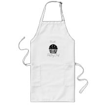 黒と白のマフィンPastryシェフホワイト