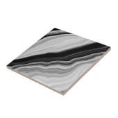 黒と白のモダン大理石テクスチャセラミックタイル タイル (側面)