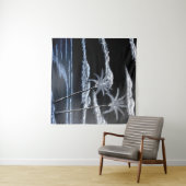 黒と白のヤシの木 タペストリー (インサイチュ(横))