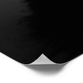 黒と白のライオン ポスター 印刷 (角)