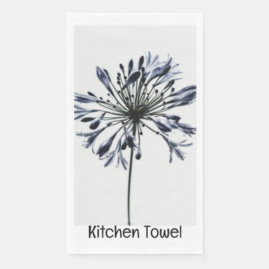 黒と白のリリータオル (正面)