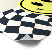 黒と白のレトロいくつかのスナック食品の看板をつかむ ポスター (角)