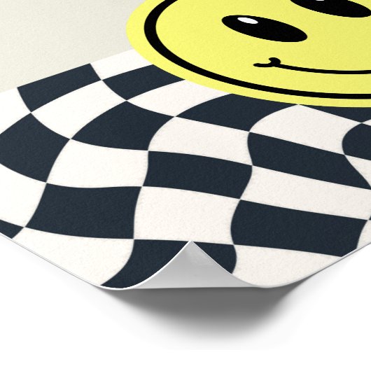 黒と白のレトロいくつかのスナック食品の看板をつかむ ポスター (角)