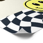 黒と白のレトロいくつかの食品の看板をつかむ ポスター (角)