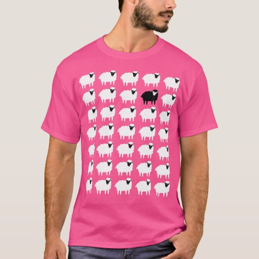 黒と白の他のShの記念品 Tシャツ (正面)