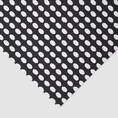 黒と白の八角形の幾何学的シームレス 薄葉紙 (詳細)