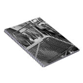 黒と白の写真を乾燥したユーモアのために下着 ノートブック (右側)