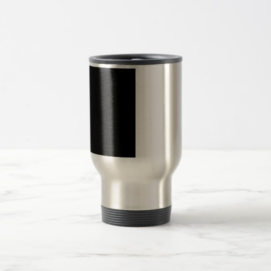 黒と白の半々カスタマイズ可能 トラベルマグ (中央)