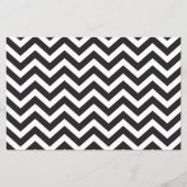 黒と白の厚いシボロンカードストック (正面)