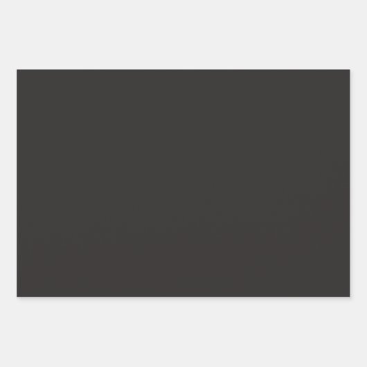 黒と白の厚結婚いシェブロンの大晦日 ラッピングペーパーシート (正面3)