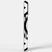 黒と白の同心円 オプティカルイリュージョン Case-Mate iPhoneケース (裏面 / 右)