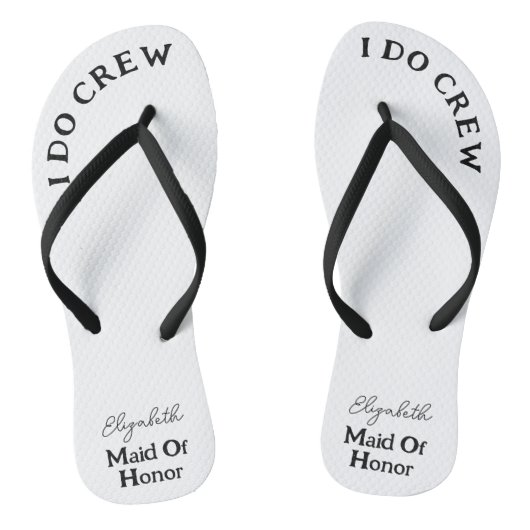 黒と白の名誉あるメイドの名前 ビーチサンダル (ソール)