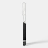 黒と白の噴火する火山 Case-Mate iPhoneケース (裏面 / 左)