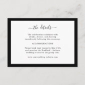 黒と白の境界の詳細 エンクロージャーカード (正面)