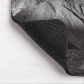 黒と白の夜空 マウスパッド (コーナー)