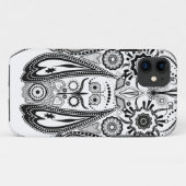 黒と白の大きな犬 Case-Mate iPhoneケース (裏面(横))