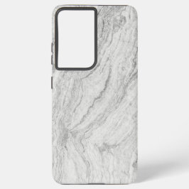 黒と白の大理石のシームレスなテクスチャ SAMSUNG GALAXY S21 ULTRAケース