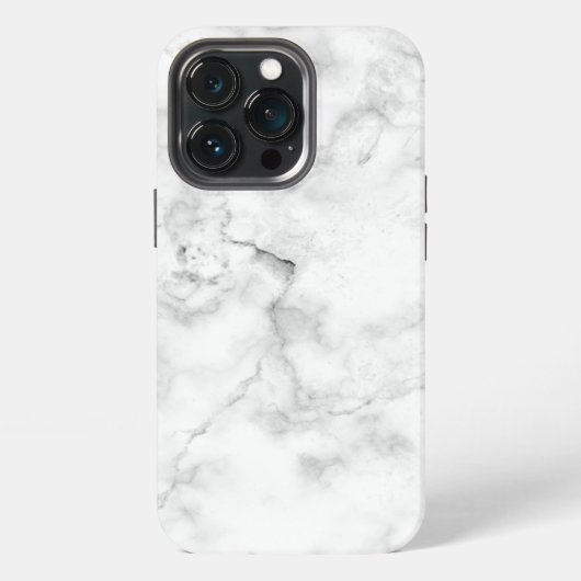 黒と白の大理石の背景 iPhoneケース (裏面)
