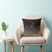 黒と白の大理石 クッション (椅子)