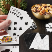 黒と白の大理石 トランプ (インサイチュ)