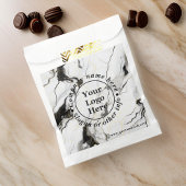 黒と白の大理石 フェイバーバッグ