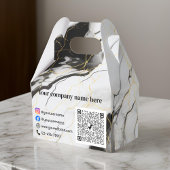 黒と白の大理石 フェイバーボックス