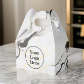 黒と白の大理石 フェイバーボックス